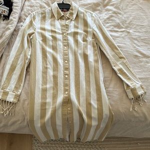 STAUD Tunic coverup button down